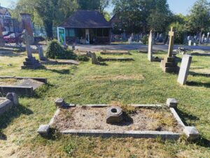 The grave of George Allen Baker and Edith May Dowling